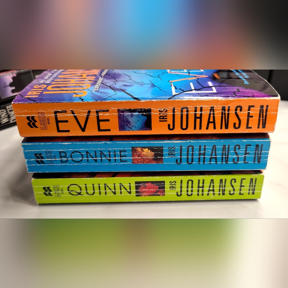 Iris Johansen Book Series, Trilogy (Eve, Quinn & Bonnie)